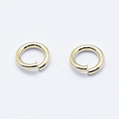 Electroplated Stainless Steel Open Jump Ring STAS-G152-01G-2.5x0.4-1
