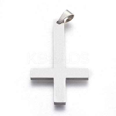 Tarnish Resistant 304 Stainless Steel Saint Peter's Cross Big Pendants LS-STAS-L218-04P-1