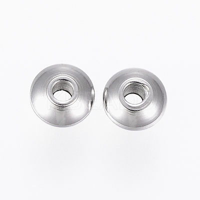 Tarnish Resistant 201 Stainless Steel Spacer Beads STAS-H410-12P-B-1