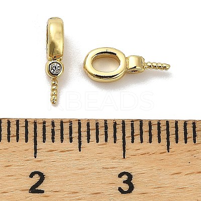 Brass Micro Pave Cubic Zirconia Cup Pearl Peg Bails Pin Pendants KK-S397-01A-1
