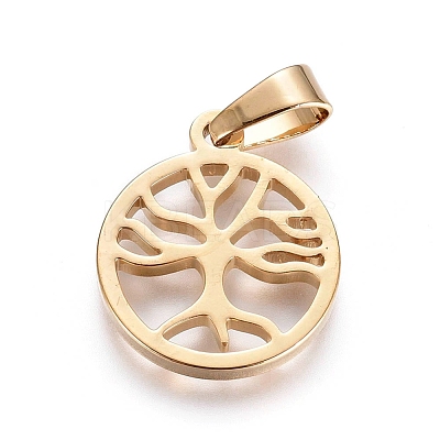 304 Stainless Steel Pendants STAS-I130-20G-1