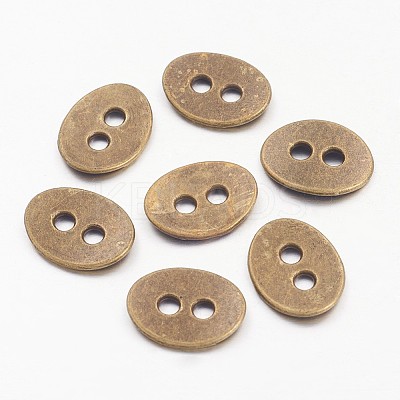 Tibetan Style Buttons TIBE-ZN48623-AB-FF-1