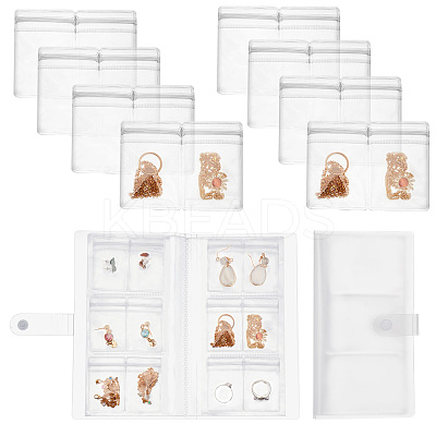 1Pc Rectangle PP Plastic Jewelry Storage Albums AJEW-PH0003-41-1