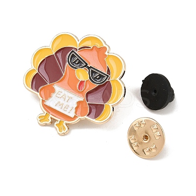 Thanksgiving Day Enamel Pin LS-JEWB-K030-03B-KCG-1