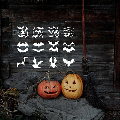 PET Hollow Out Drawing Painting Stencils DIY-WH0394-0361-1
