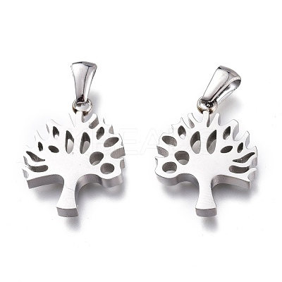Tarnish Resistant 304 Stainless Steel Pendants STAS-Z006-01P-1