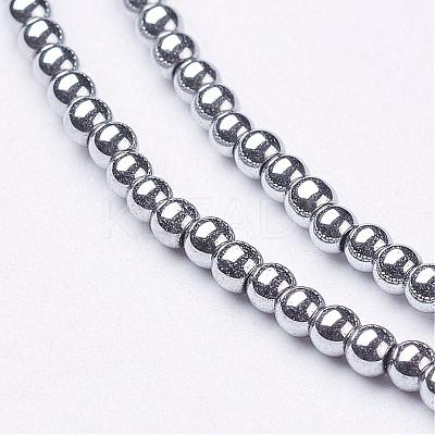 Non-Magnetic Hematite Beads Strands X-G-G094-2mm-1