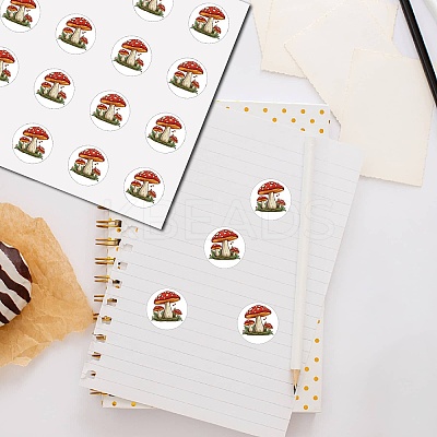 8Pcs Plastic Waterproof Self-Adhesive Picture Stickers DIY-WH0428-125-1