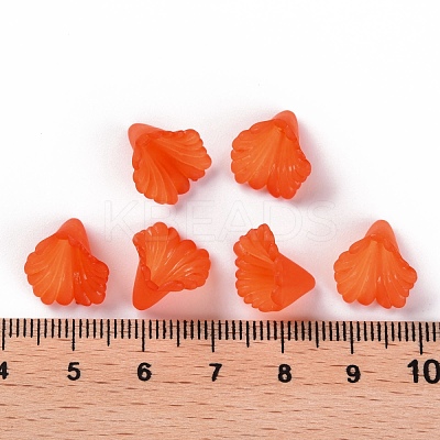 Frosted Acrylic Bead Caps MACR-S371-10A-726-1