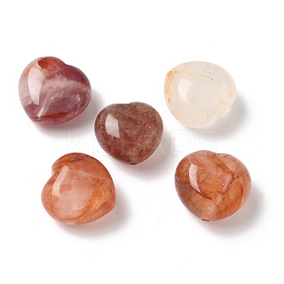Natural Hematoid Quartz/Ferruginous Quartz Beads G-D307-E01-1