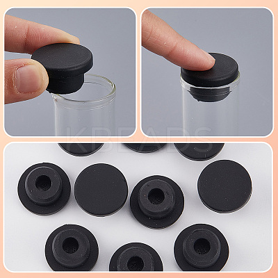 10Pcs Silicone Hole Plugs AJEW-GF0011-66D-1