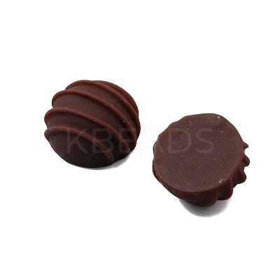 Imitation Food Resin Cabochons RESI-WH0035-18C-A02-1