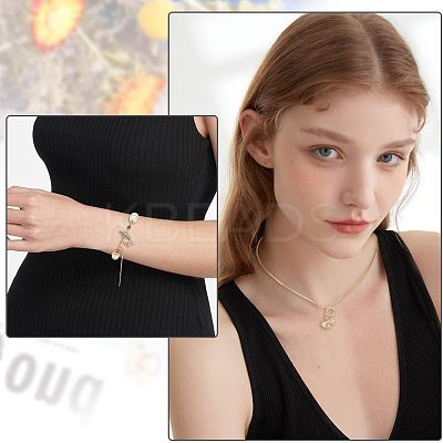 5Pcs 5 Styles Brass Toggle Clasps KK-FH0004-71-1