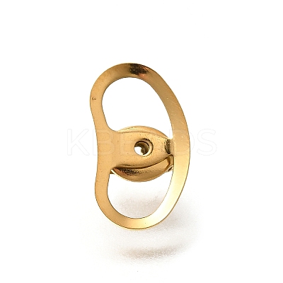 Ion Plating(IP) 304 Stainless Steel Earplug Accessories STAS-D288-07G-1