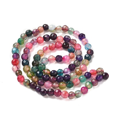 Natural Agate Beads Strands G-E469-12Y-1