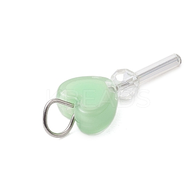 Acrylic & Glass Pendants PALLOY-JF03521-01-1