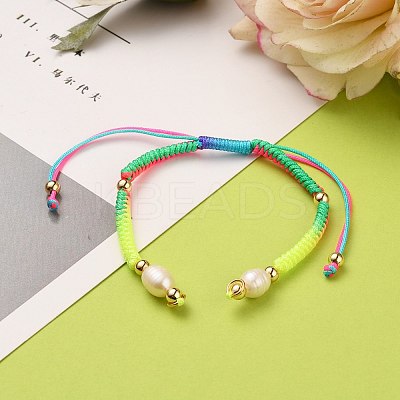 Braided Nylon Cord Bracelet Making AJEW-JB00764-05-1