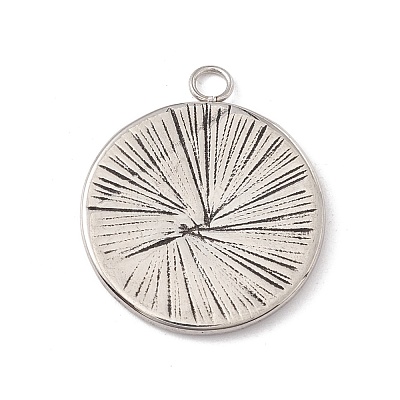 304 Stainless Steel Norse Valknut Rune Pendant STAS-E158-07AS-1