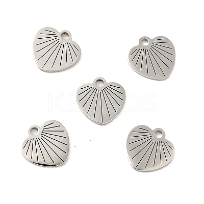 Non-Tarnish 201 Stainless Steel Pendants LS-STAS-E015-08P-1