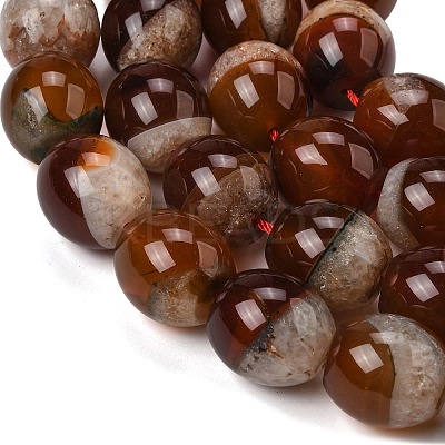 Natural Agate Beads Strands G-F820-J01-01-1