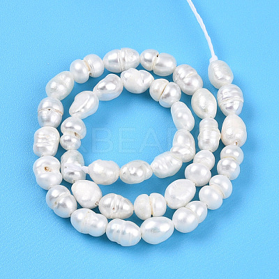 Natural Cultured Freshwater Pearl Beads Strands LS-PEAR-N012-02N-01-1