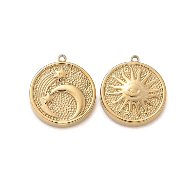 304 Stainless Steel Pendants STAS-L022-498G-1