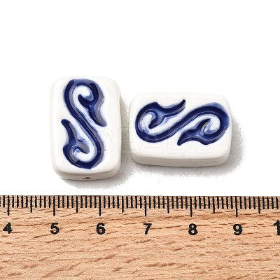 Handmade Porcelain Beads PORC-K010-02E-1