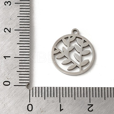 Non-Tarnish 201 Stainless Steel Pendants STAS-E211-01P-1