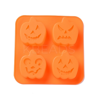 Halloween Theme Pumpkin Cake Decoration Food Grade Silicone Molds LS-DIY-E067-01-1