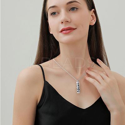 2Sets 2 Styles Hollow Perfume Bottle Pendant Necklaces NJEW-FI0001-64-1
