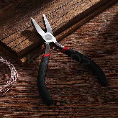 Carbon Steel Flat Nose Pliers for Jewelry Making Supplies P019Y-1