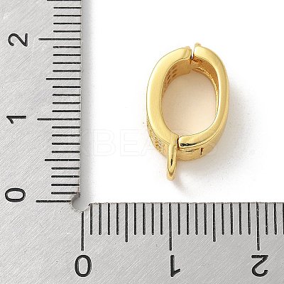 Brass Micro Pave Cubic Zirconia Pendant Bails KK-P292-02G-1
