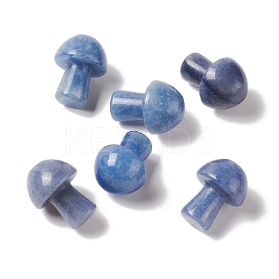 Dyed & Heated Natural Blue Aventurine GuaSha Stone G-A205-26D-1