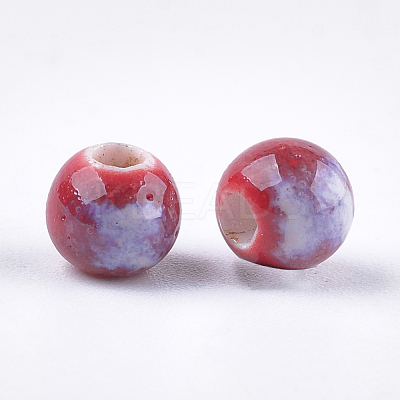 Handmade Porcelain Beads PORC-S498-19B-06-1