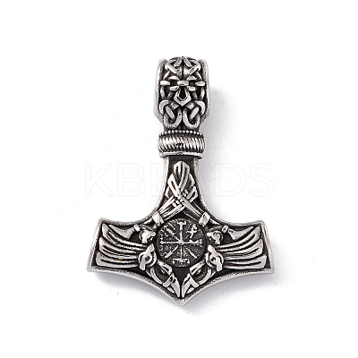 304 Stainless Steel Manual Polishing Pendants STAS-G267-22AS-1