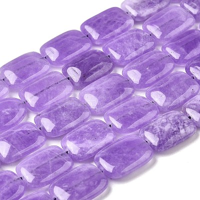 Natural Dyed Malaysia Jade Beads Strands G-B137-B02-01B-1