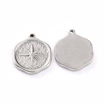 Non-Tarnish 304 Stainless Steel Pendants LS-X-STAS-G242-19P-1