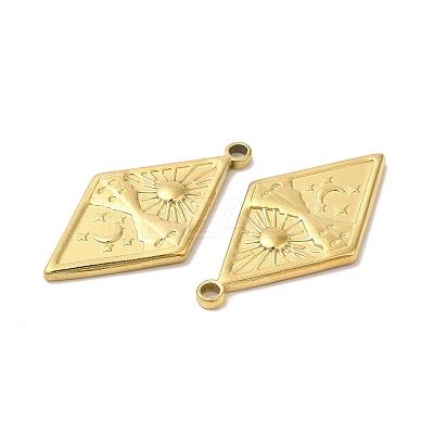 Ion Plating(IP) 304 Stainless Steel Pendants STAS-L020-038G-1