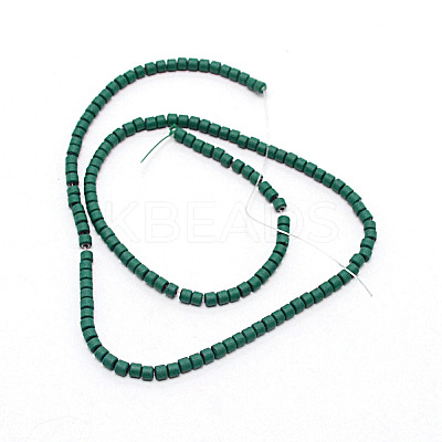 Non-magnetic Synthetic Hematite Beads Strands G-WH0018-01J-1