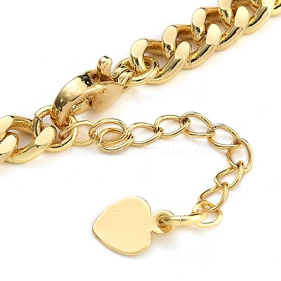 Brass Micro Pave Cubic Zirconia Bracelets BJEW-K261-03G-1