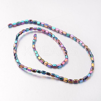 Electroplate Non-magnetic Synthetic Hematite Bead Strands G-F300-40B-02-1