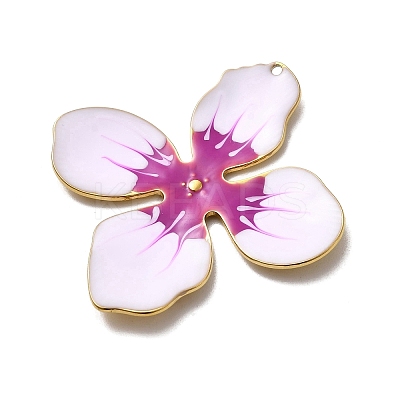 304 Stainless Steel Enamel Pendants STAS-I355-09G-01-1
