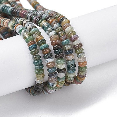 Natural Indian Agate Beads Strands G-H292-A13-02-1