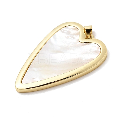 Natural Shell Pendants KK-H529-1