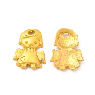 Rack Plating Alloy Angel Charmss PALLOY-F287-22MG-1