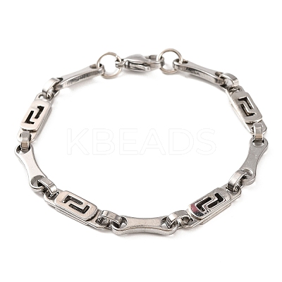 Tarnish Resistant 201 Stainless Steel Link Chain Bracelets BJEW-B078-103P-1