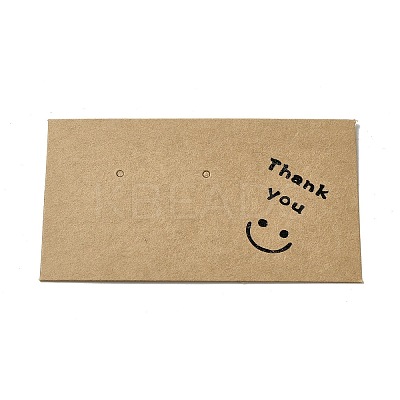 Rectangle Paper Earring Display Cards CDIS-A008-01C-1