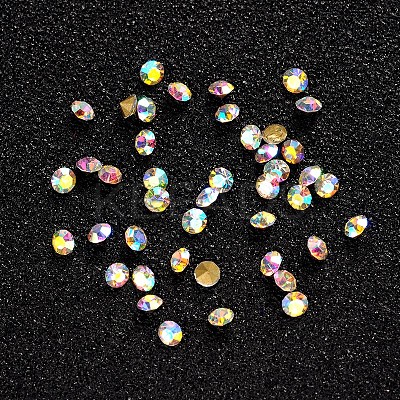 Glass Pointed Back Rhinestone CR2mm11Y-1-1