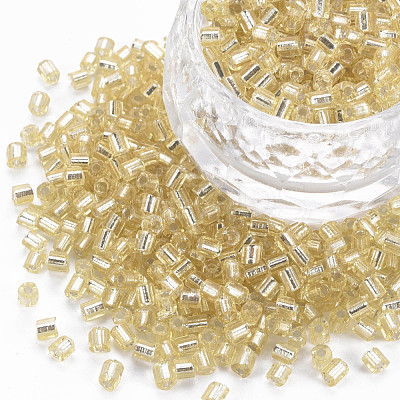 8/0 Glass Bugle Beads SEED-S032-07A-22-1