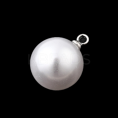 ABS Plastic Imitation Pearl Pendants FIND-H052-01G-04P-1